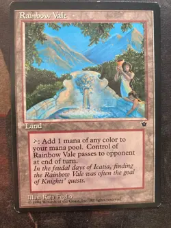 *** FALLEN EMPIRES Rainbow Vale NM *** DUTY FREE MtG Magic - Image 1