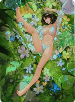 MORNING By ATdan Barefeet Goddess Story Anime Waifu Custom Card - Image 1