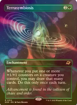 MTG FOIL Terrasymbiosis (Full Art) English EOE - Image 1