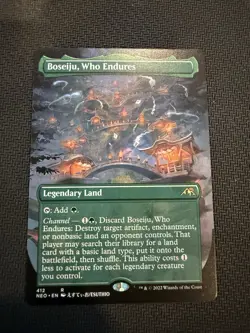 MTG - Boseiju, Who Endures (Borderless)(Non-Foil) NEO 412 - Image 1