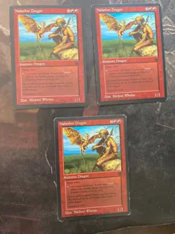 *** 3x PROMO Nalathni Dragon *** Played - DUTY FREE MtG Magic - Image 1