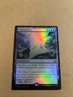 Omniscience *PRERELEASE FOIL* Foundations 2024 MTG FDN NM/MT Combined Shipping - Image 1