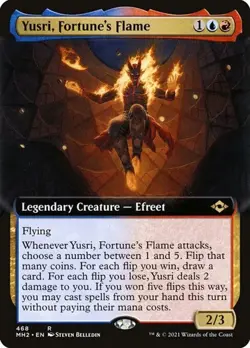 Yusri, Fortune's Flame - Foil Extended Art Modern Horizons 2 LP MTG - Image 1