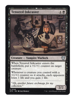 MTG-Tenured Inkcaster-Commander: (OTC)-149-Near Mint-NonFoil - Image 1