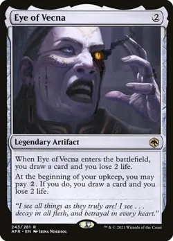 2x Eye of Vecna - Foil AFR LP MTG - Image 1