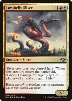 Lavabelly Sliver - Foil Modern Horizons LP MTG - Image 1