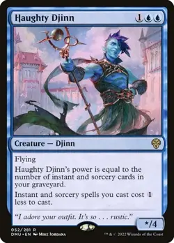Haughty Djinn - Foil Dominaria United LP MTG - Image 1