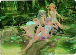 JUNGLE RULES By ATdan Barefeet Goddess Story Anime Waifu Custom Card - Image 1