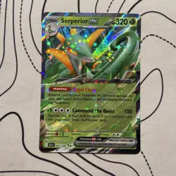 Pokemon TCG Serperior ex 003/086 Black Bolt Double Rare Holo NM - Image 1