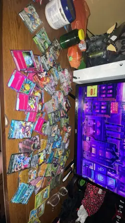 Pokemon bulk alot of ex v all mint condition and some base set cards! - Image 1