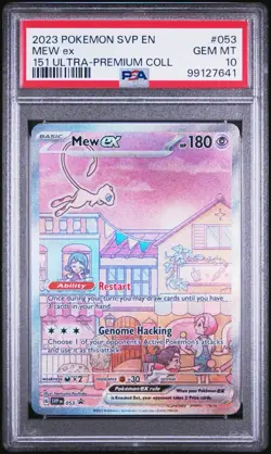 PSA 10 Pokemon SVP 151 UPC Black Star Promo Mew EX #053 GEM MINT Condition! - Image 2