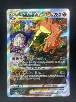 2022 Pokemon Sword & Shield Black Star Promo - Charizard VSTAR #SWSH262 NM/LP - Image 1