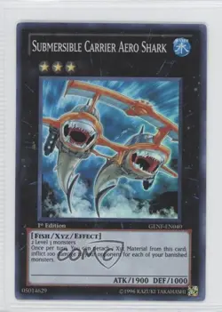 Submersible Carrier Aero Shark 1st Ed. YuGiOh Generation Force #GENF-EN040 - Image 1