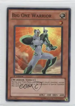 Big One Warrior 1st Ed. YuGiOh Yusei Fudo 3 Duelist Pack #DP10-EN015 - Image 1