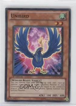 SR - Unibird 1st Ed. YuGiOh Duelist Revolution #DREV-EN012 2010 - Image 1