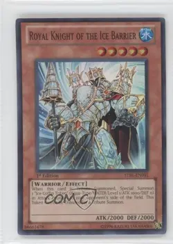 Royal Knight of the Ice Barrier 1st Ed. YuGiOh Starstrike Blast #STBL-EN091 2010 - Image 1
