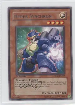 Hyper Synchron 1st Ed. YuGiOh Crimson Crisis #CRMS-EN003 2008 - Image 1
