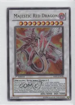 Majestic Red Dragon (Ultra Rare) 1st Ed. YuGiOh Absolute Powerforce #ABPF-EN040 - Image 1