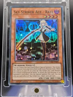 Sky Striker Ace - Raye Super Rare DASA-EN029 LP/NM Yugioh Card - Image 1