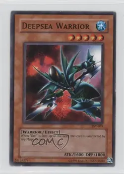 Deepsea Warrior Unlimited YuGiOh Pharaoh's Servant #PSV-079 2002 READ - Image 1