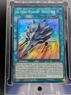 Sky Striker Mecharmory - Hercules Base Super Rare DASA-EN037 LP/NM Yugioh Card - Image 1