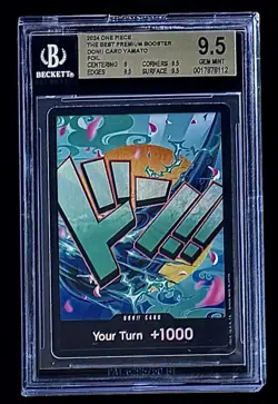 BGS 9.5 One Piece Don!! Card Yamato- English - Foil - PRB01 - Graded - Image 1