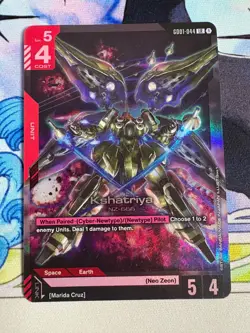 2025 Gundam Card Game Kshatriya GD01-44 LR - Image 1