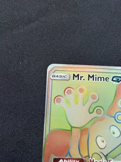 Pokemon TCG Celestial Storm Mr. Mime GX Secret Rare Holo Card 173/168 NM - Image 2