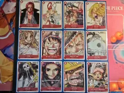 One Piece Premium Card Collection: Film Red Singles (12 Cards Lot) - NM - Image 1