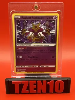 Radiant Alakazam #059/195 SWSH12: Silver Tempest Holo Pokemon Card NM - Image 1