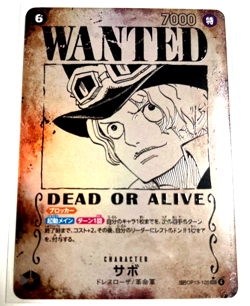One Piece Card Sabo OP13-120 SP SEC Parallel Japanese DHL OP13 - Image 2