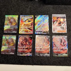 Pokemon Card Bundle Japanese SAR V/EX Full Art Holo Lot - 14 Cards - NM - Image 1