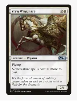 Vryn Wingmare (FOIL) #43 M21 Magic Card In Protective Sleeve NM - Image 1