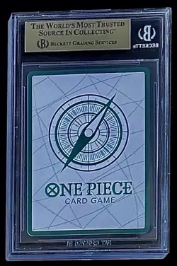 BGS 9.5 One Piece Don!! Card Edward.Newgate- English - Foil - PRB01 - Graded - Image 2