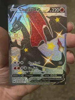 Pokemon TCG Charizard v Champions Path Holo Card 079/073 Secret Rare - Image 1