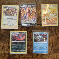 Pokemon Card Collection Lot Bundle 50+ Cards English And Japanese - Image 5