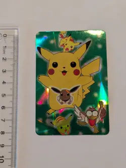 Pokemon Card Japanese - Pikachu, Farfetch'd & Eevee - Bandai - Anime Collection - Image 1