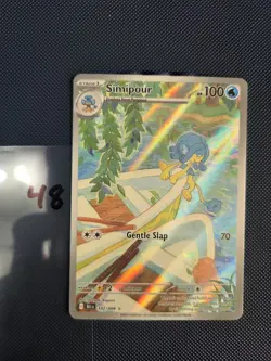 Simipour 102/86 Black Bolt Illustration Rare Pokemon TCG Card - Near Mint (48) - Image 1