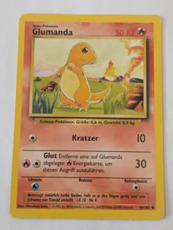 Pokemon Base Set 1999 Glumanda 46/102 TCG Card Karte Carte deutsch german - Image 1