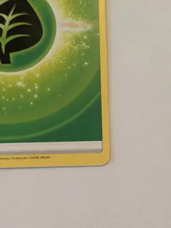 Basic Grass 2022 Energy - Pokemon TCG card - ERROR MISCUT Alignment Dot - Image 4