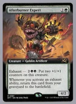 Afterburner Expert - Extended Art - 387 - Aetherdrift (DFT) MTG - Image 1