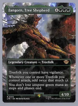 Fangorn, Tree Shepherd - Borderless - 415 - LOTR (LTR) MTG - Image 1