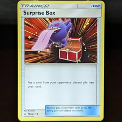 Surprise Box 187/214 LP/NM Unbroken Bonds Gengar Pokemon Card jack in the prank - Image 1