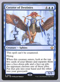 Curator of Destinies - 34 - Foundations (FDN) MTG - Image 1