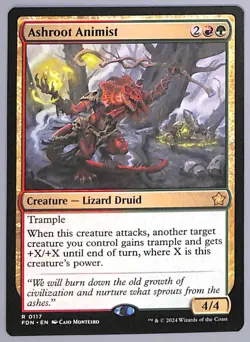 Ashroot Animist - 117 - Foundations (FDN) MTG - Image 1