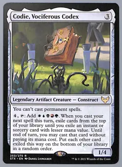 Codie, Vociferous Codex - 253 - Strixhaven: School of Mages (STX) MTG - Image 5