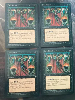 *** 4x ICE AGE Dark Ritual NM-Mint *** DUTY FREE MtG Magic - Image 1