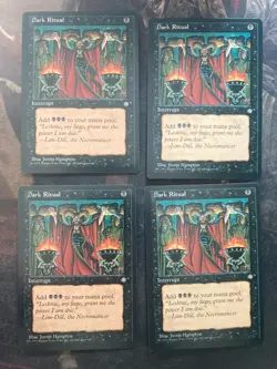 *** 4x ICE AGE Dark Ritual NM-Mint *** DUTY FREE MtG Magic - Image 1