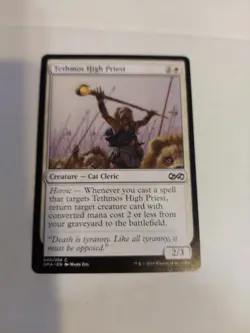 MTG Tethmos High Priest Ultimate Masters (UMA) Common Magic #040/254 Unplayed - Image 1