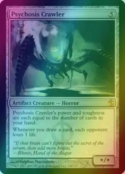 MTG LP English Psychosis Crawler FOIL Mirrodin Besieged LP - Image 1